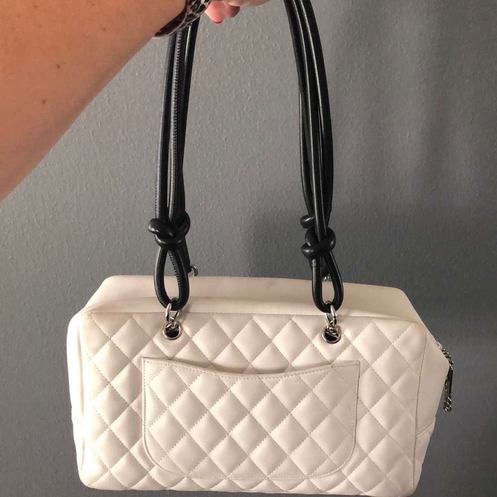 CHANEL LIGNE CAMBON bowler tote - Picture 2 of 8